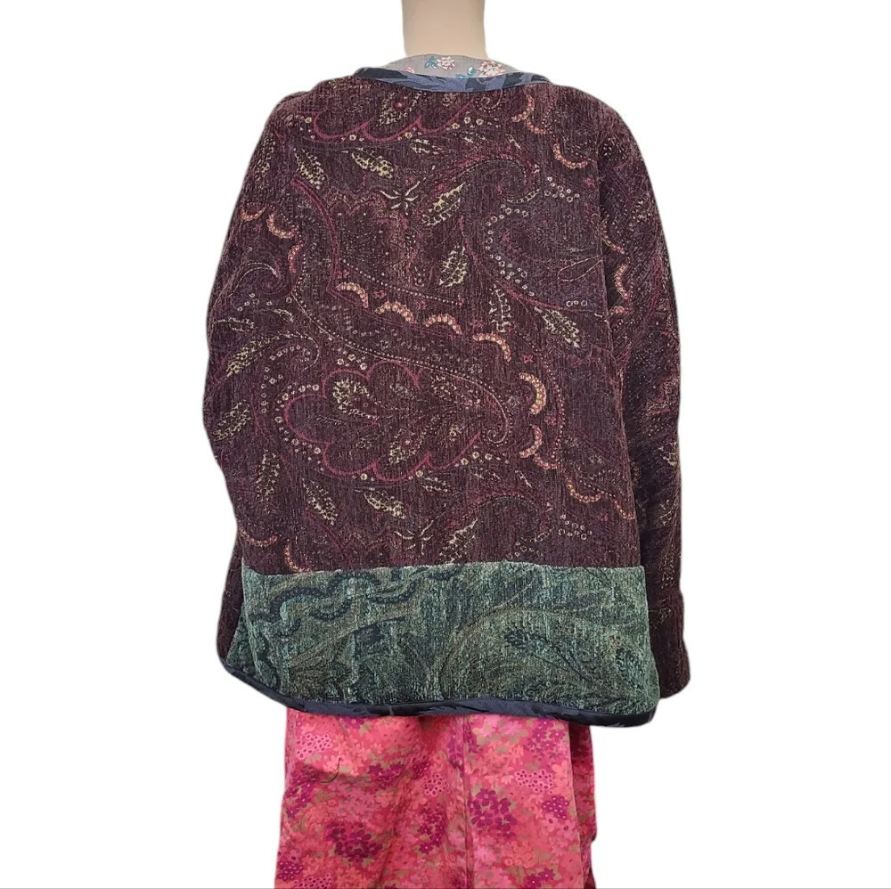 Vintage Aida Dalati Tapestry Jacket   Wearable Art - Picture 3 of 4